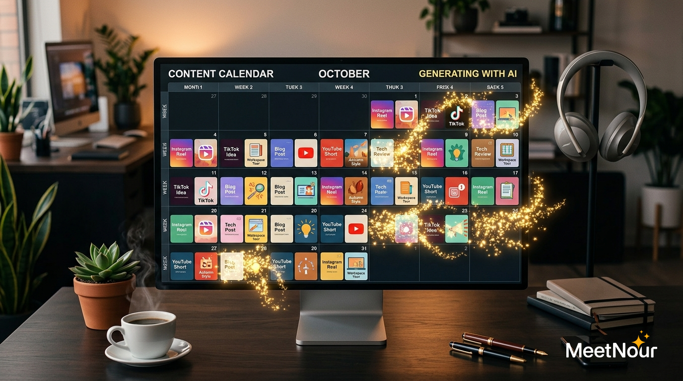 How to Build a Month of Social Media Content in One Day Using AI