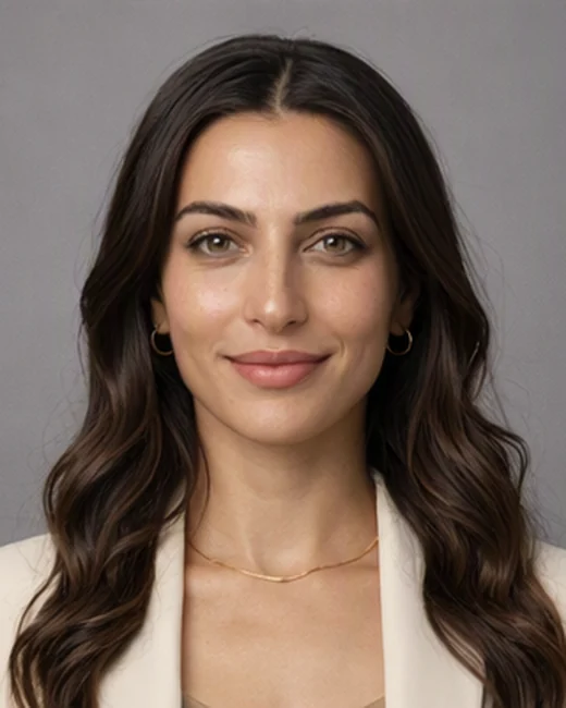 AI spokeswoman cast once as a consistent AI avatar — MeetNour Casting Room